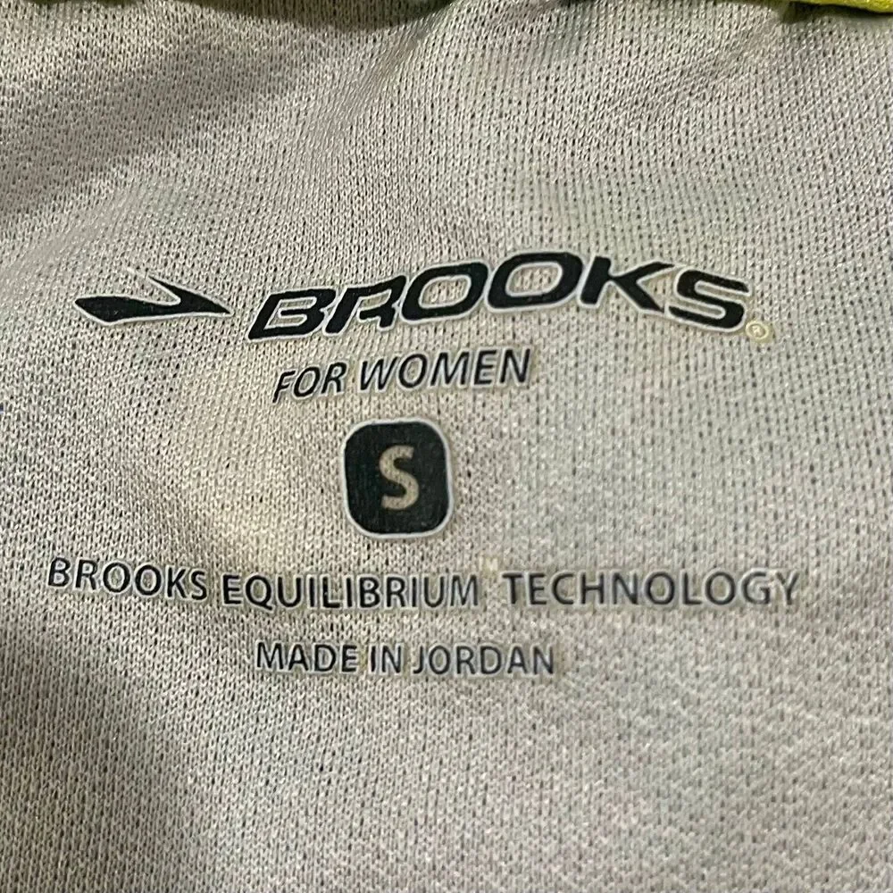 Brooks Blue & Yellow Lined Athletic Shorts size Small - Picture 5 of 5